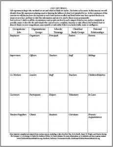 Old LIfe BINGO
